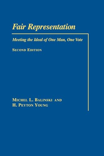 Fair Representation: Meeting the Ideal of One Man, One Vote