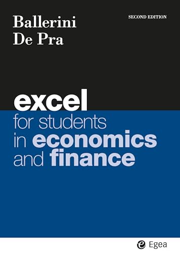 Excel for students of economics and finance (I Manuali) von EGEA