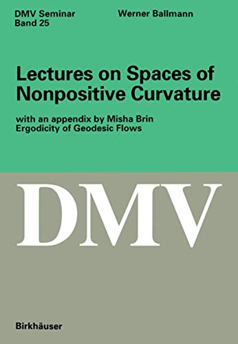 Lectures on Spaces of Nonpositive Curvature (Oberwolfach Seminars, 25, Band 25) von Birkhäuser