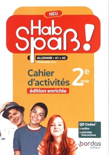 Hab'spaß ! Neu - Allemand 2ème année - 2022 - Cahier - élève: Cahier d'activités von BORDAS