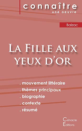 Fiche de lecture La Fille aux yeux d'or de Balzac (Analyse littéraire de référence et résumé complet)