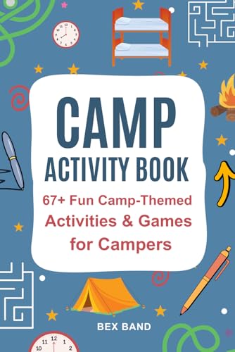 Camp Activity Book: 67+ Fun Camp-Themed Activities and Games for Campers (Summer Camp Play, Band 1) von Fox & Fern Publishing