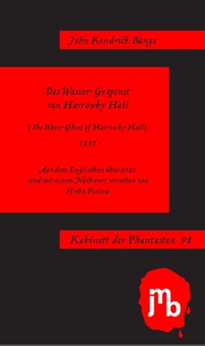 Das Wasser-Gespenst von Harrowby Hall (Kabinett der Phantasten) von JMB Verlag