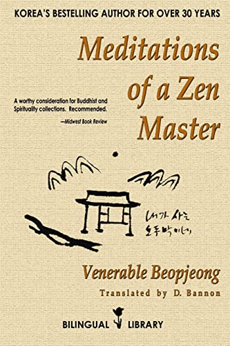 Meditations of a Zen Master: English-Korean Parallel Text Edition