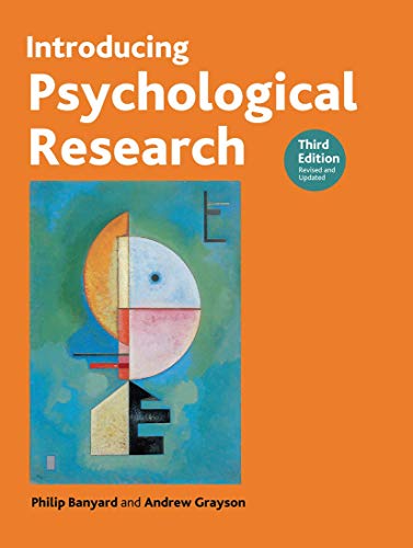 Introducing Psychological Research: Third Edition von Red Globe Press
