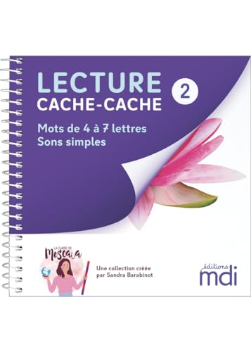 Lecture cache-cache - Livre 2 - Sons simples 4 à 7 lettres von MDI