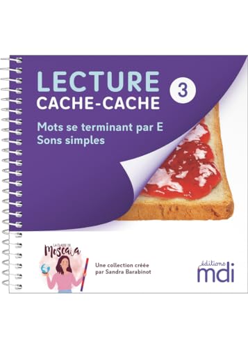 Lecture cache-cache - Livre 3 - Sons simples le "e" en fin de mot