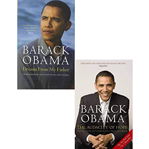 Dreams From My Father and The Audacity of Hope 2 Books Bundle Collection By Barack Obama With Gift Journal - A Story of Race and Inheritance, Thoughts on Reclaiming the American Dream