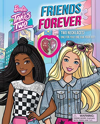 Barbie: It Takes Two: Friends Forever: Book with 2 Necklaces! von Studio Fun International