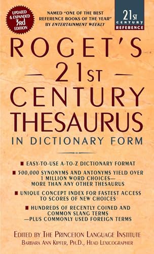 Roget's 21st Century Thesaurus, Third Edition: The Essential Reference for Home, School, or Office (21st Century Reference) von Dell