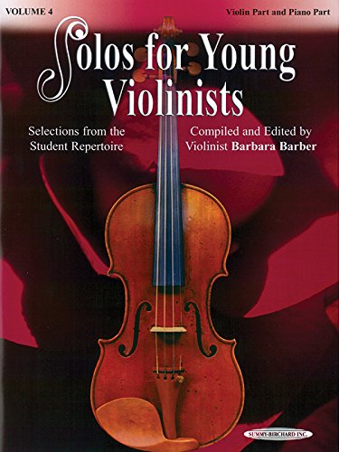 Solos for Young Violinists - Violin Part and Piano Accompaniment, Volume 4: Selections from the Student Repertoire von Suzuki Method International