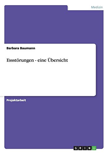 Essstörungen  - eine Übersicht von Books on Demand