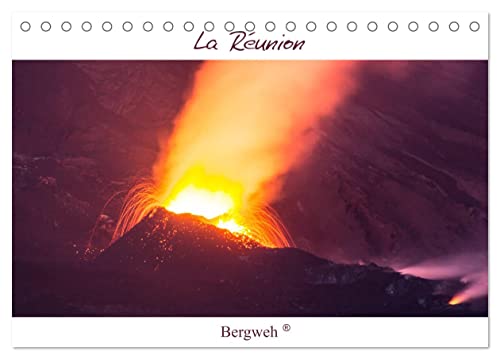 La Réunion - Bergweh ® (Tischkalender 2024 DIN A5 quer), CALVENDO Monatskalender von CALVENDO