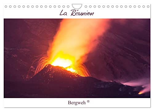 La Réunion - Bergweh ® (Wandkalender 2024 DIN A4 quer), CALVENDO Monatskalender von CALVENDO