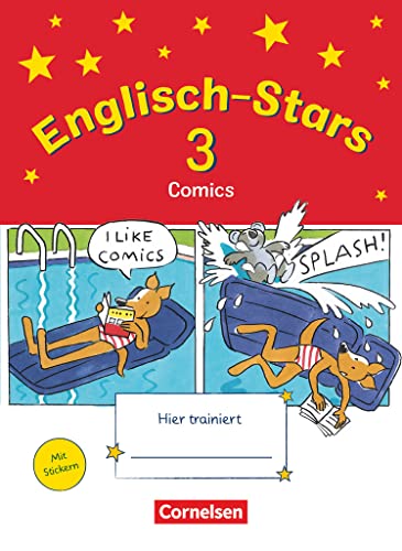 Englisch-Stars - Allgemeine Ausgabe - 3. Schuljahr: Übungsheft Comics - Mit Lösungen