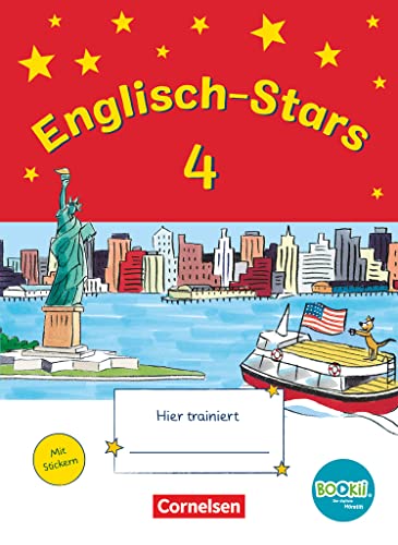 Englisch-Stars - BOOKii-Ausgabe - 4. Schuljahr: Übungsheft - Mit Lösungen