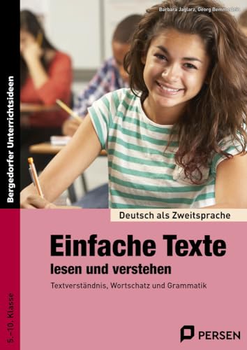 Einfache Texte lesen und verstehen: Textverständnis, Wortschatz und Grammatik (5. bis 10. Klasse): Materialien für einen integrativen Sprachunterricht ... als Zweitsprache syst. fördern - SEK) von Persen Verlag i.d. AAP