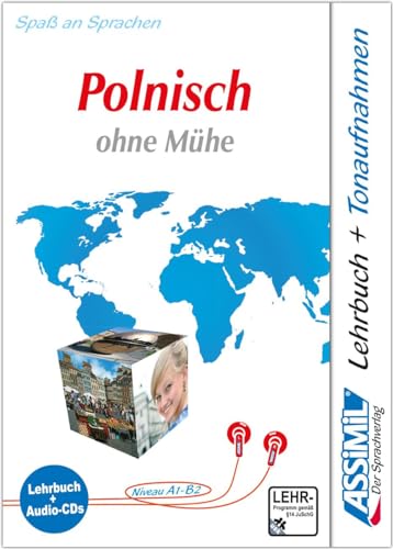 Assimil Polnisch ohne Mühe; Assimil Polski bez trudu, Lehrbuch und 4 CD-Audio: Audio-Sprachkurs für Deutschsprechende - Lehrbuch (Niveau A1-B2) + 4 Audio-CDs