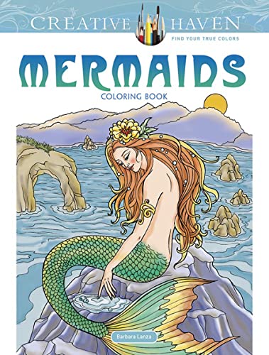 Creative Haven Mermaids Coloring Book (Adult Coloring)