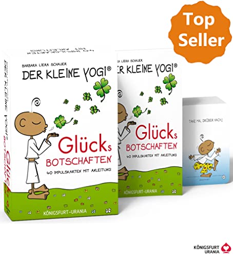 Der Kleine Yogi. Glücksbotschaften: Set mit Booklet und 40 Impulskarten (Glückskarten, Glück)