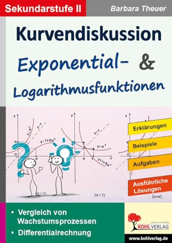 Kurvendiskussion / Exponential- & Logarithmusfunktionen: Kopiervorlagen zum Einsatz in der SEK II Kurvendiskussion / Exponential- & Logarithmusfunktionen: Kopiervorlagen zum Einsatz in der SEK II