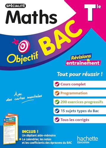 Objectif BAC Tle spécialité Maths BAC 2025 von HACHETTE EDUC