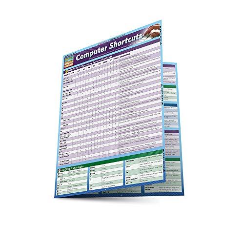 Computer Shortcuts Quick Reference Guide: QuickStudy Laminated Reference Guide (Quick Study Computer)