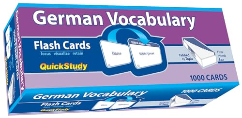 German Vocabulary: Quick Study von QuickStudy