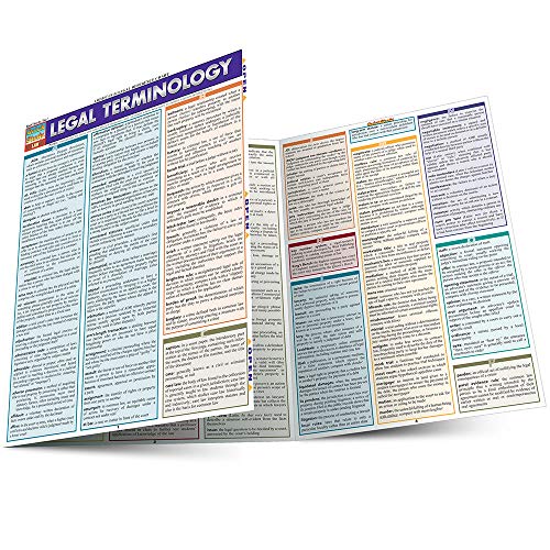 Legal Terminology Quick Reference Guide (Quick Study: Law)