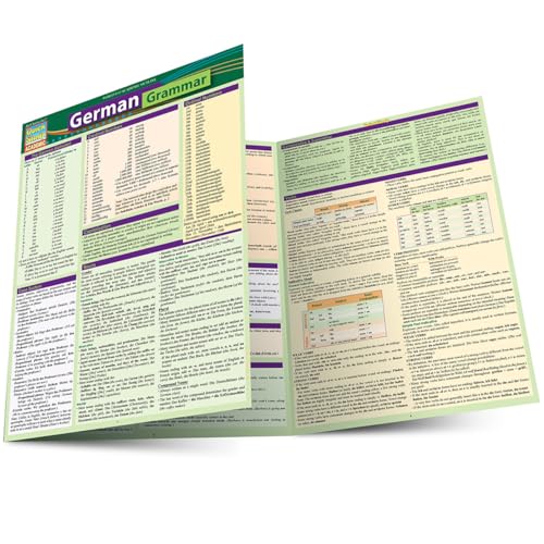 German Grammar: Quickstudy Laminated Reference Guide (Quick Study Academic)