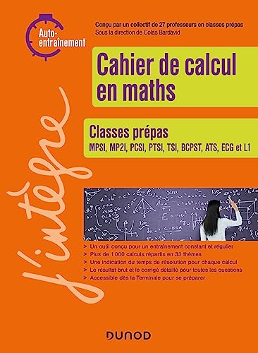 Cahier de calcul en maths: Classes prépas von DUNOD
