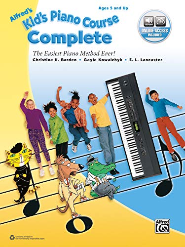 Alfred's Kid's Piano Course Complete: The Easiest Piano Method Ever!, Book & Online Audio