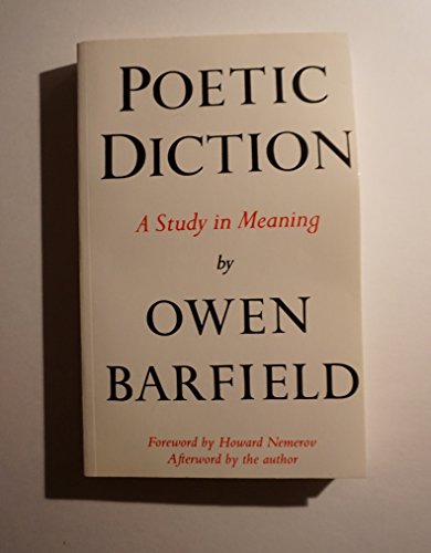 Poetic Diction: A Study in Meaning (Wesleyan Paperback)