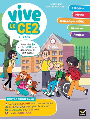 Vive le CE2 - 8 / 9 ans: Cahier de révision et d'entraînement toutes matières von HATIER