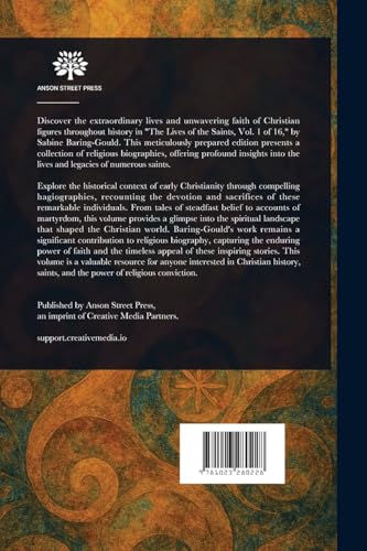 The Lives of the Saints von Anson Street Press