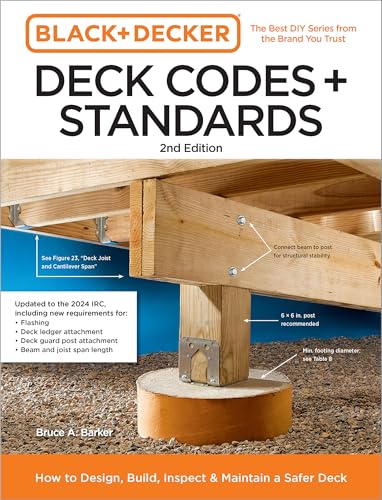 Black and Decker Deck Codes and Standards: How to Design, Build, Inspect, and Maintain a Safer Deck (Black & Decker Home Improvement Library) von Cool Springs Press