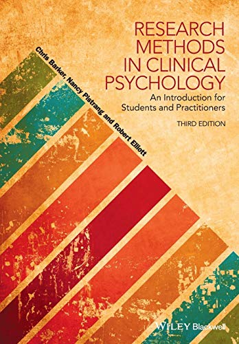 Research Methods in Clinical Psychology: An Introduction for Students and Practitioners