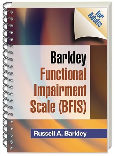 Barkley Functional Impairment Scale Bfis for Adults von Taylor & Francis