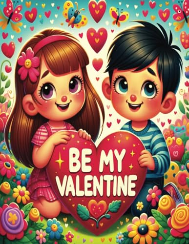 Colorful Hearts and Hugs: Valentine's Day Coloring & Doodle Book for Kids