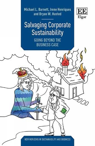 Salvaging Corporate Sustainability: Going Beyond the Business Case (New Horizons in Sustainability and Business) von Edward Elgar Publishing Ltd