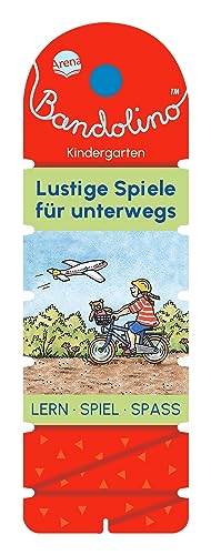 Bandolino. Lustige Spiele für unterwegs: Lernspiel mit Lösungskontrolle für Kinder ab 4 Jahren von Arena