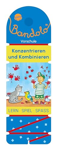 Bandolo. Konzentrieren und Kombinieren: Lernspiel mit Lösungskontrolle für Kinder ab 5 Jahren von Arena