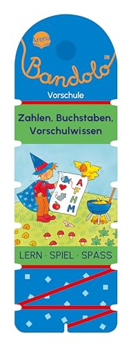 Bandolo. Zahlen, Buchstaben, Vorschulwissen: Lernspiel mit Lösungskontrolle für Kinder ab 5 Jahren von Arena Verlag