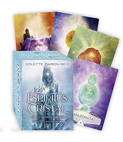 Los espíritus cristal: Libro y 58 cartas