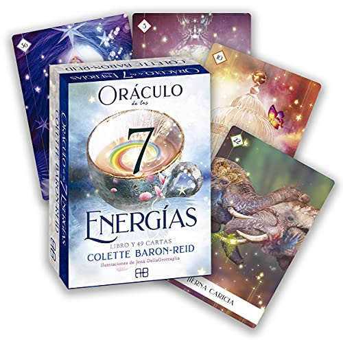 Oráculo de las 7 energías: Libro y 49 cartas von Arkano Books