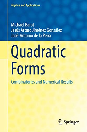 Quadratic Forms: Combinatorics and Numerical Results (Algebra and Applications, 25, Band 25) von Springer