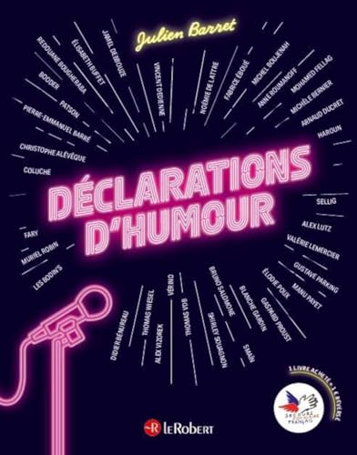 Déclarations d'humour: Les meilleures répliques du one man show et du stand-up depuis 50 ans Déclarations d'humour: Les meilleures répliques du one man show et du stand-up depuis 50 ans von LE ROBERT