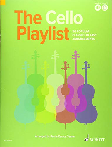 The Cello Playlist: 50 Popular Classics in Easy Arrangements. Violoncello und Klavier. (The Playlist) von Schott