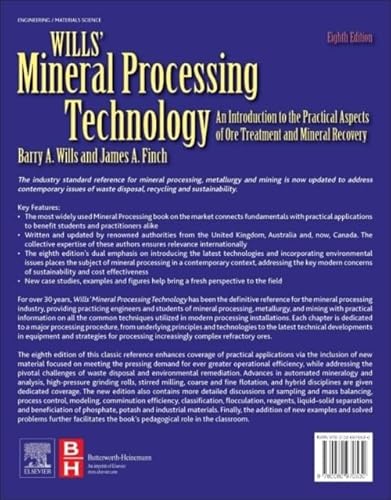 Wills' Mineral Processing Technology: An Introduction to the Practical Aspects of Ore Treatment and Mineral Recovery von Butterworth-Heinemann