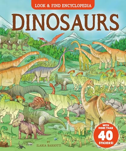 Dinosaurs: with More than 40 Stickers! (Look & Find) von Clever Publishing